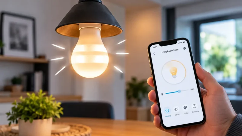 smart bulb flickering